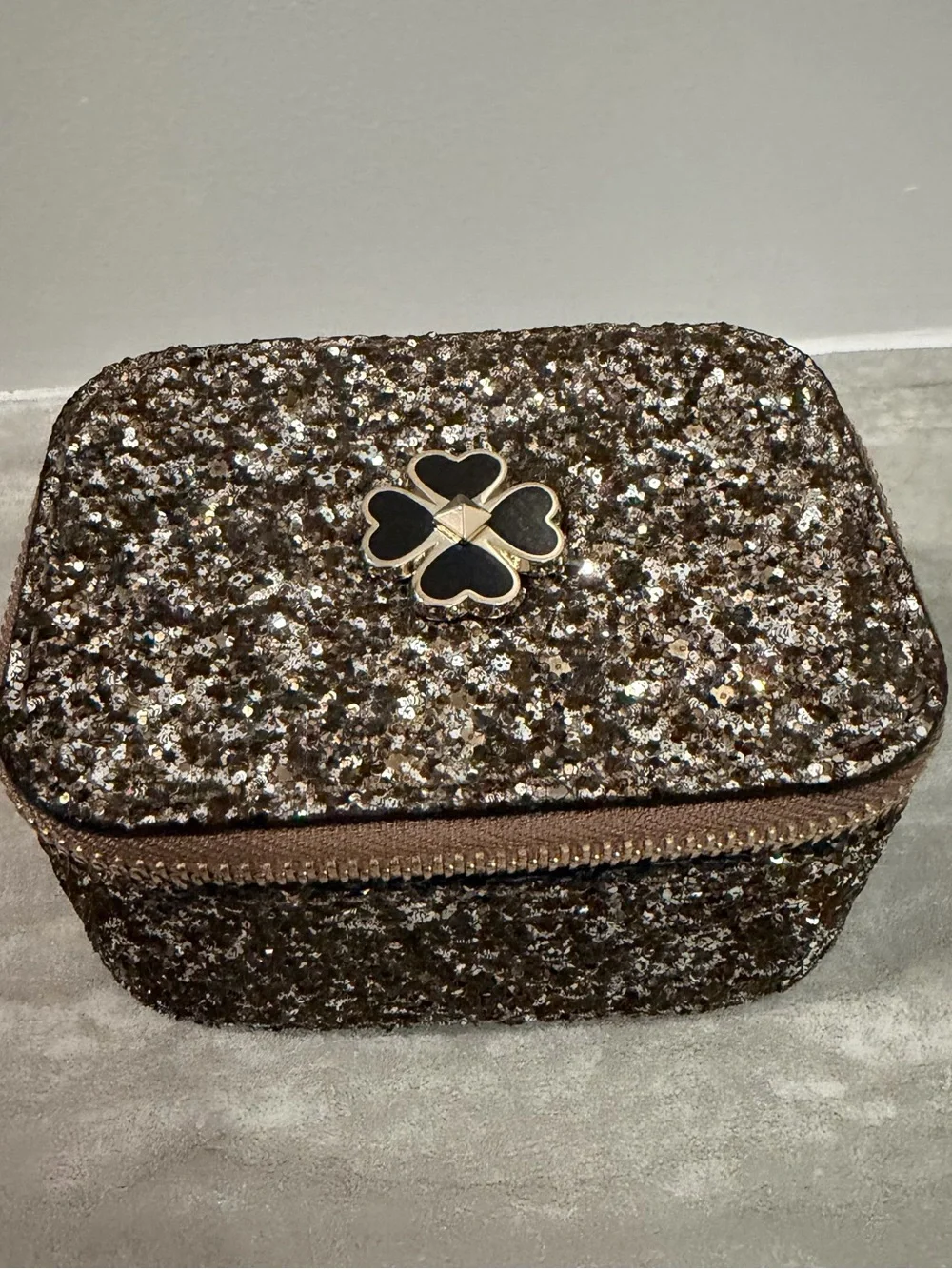 Kate Spade Glitter Travel Jewelry Case